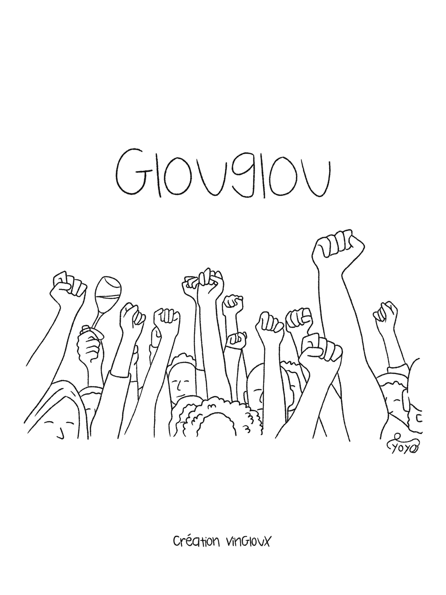 Glouglou (Noir & Blanc)